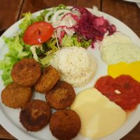 Falafel Plate at Erbils in Munich