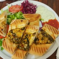 Spinach Pide at Erbils in Munich
