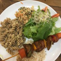 Brazilian churrasco at Grao Alimentos Saudaveis in Armacao Dos Buzios