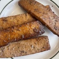 Side of tea smoked tofu  at Redwing Cafe in Seattle