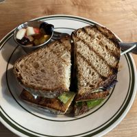 Redwing TLT w/ fruit cup  at Redwing Cafe in Seattle