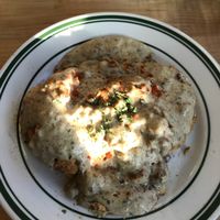 Had the vegan biscuits and gravy. Delicious! at Redwing Cafe in Seattle