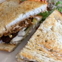 Tofu + Seitan sandwich   at Berlingeri Cocina Artesanal in San Juan
