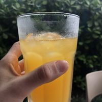 Passion fruit juice  at Berlingeri Cocina Artesanal in San Juan