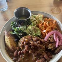 Jibaro Bowl with the house seitan it was DELICIOUS   at Berlingeri Cocina Artesanal in San Juan