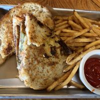 happy oink bbq sandwich!  at Berlingeri Cocina Artesanal in San Juan