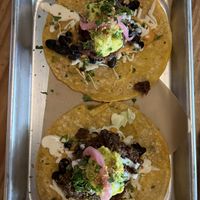 vegan tacos!  at Berlingeri Cocina Artesanal in San Juan