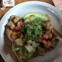 Avocado toast made vegan  at Season's Harvest Cafe in Cypress