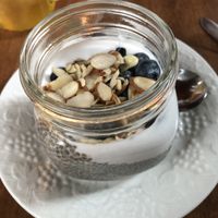 Vegan chia protein  at Season's Harvest Cafe in Cypress