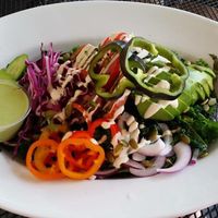 Raw vegan meal from Season's Harvest Cafe  at Season's Harvest Cafe in Cypress