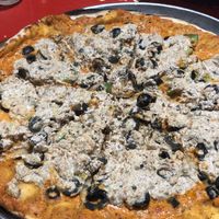 Vegan Zen Pizza at Vegan and Raw in Varanasi