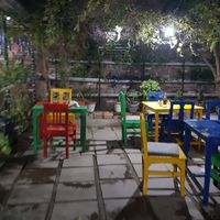 restaurant by night at Vegan and Raw in Varanasi