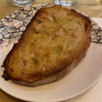 Bruschetta with garlic and olive oil   at L'Insalata Ricca in Rome