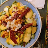 Salad with pineapples at L'Insalata Ricca in Rome