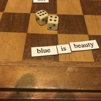 Blue is beautiful   at Red Pipe in Forest Hills