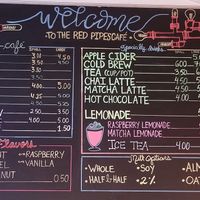 Updated drink menu. at Red Pipe in Forest Hills