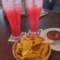 Homemade strawberry 🍓 limonade at Hacienda Mexican Restaurant in Kaiserslautern