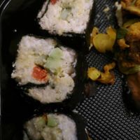 vegan sushi at Moonfood  in Brussels