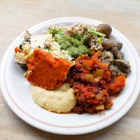 €16 and that is a small plate! at Moonfood  in Brussels