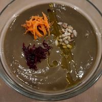 Mushroom soup at Integral Figueres in Figueres