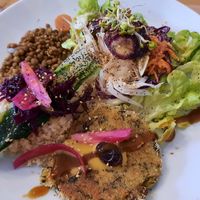 The main dish at Integral Figueres in Figueres