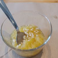 Compota de manzana at Integral Figueres in Figueres