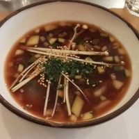 miso soup at Integral Figueres in Figueres