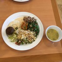 lunch plate #1 at DiMassi's Mediterranean Buffet in Katy