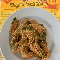 🥰 at Vegetarian Food - Maenamkwai Rd in Kanchanaburi