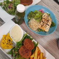 Naked Beetroot Burger at Happy M Kitchen in Gothenburg