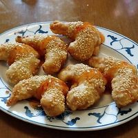 vegan fried shrimps at Chay Viet in Dresden