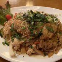 Reis Bandnudeln mit “Huhn" at Chay Viet in Dresden