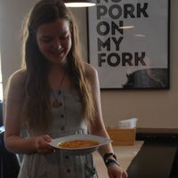 Good service from beautiful waitress at GYVAS baras in Vilnius