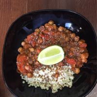 Moroccan stew at GYVAS baras in Vilnius