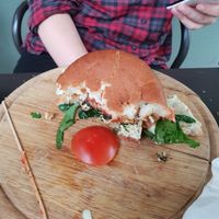 Burger didn't hold together at GYVAS baras in Vilnius