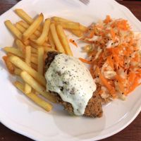 Chicken Kiev at GYVAS baras in Vilnius