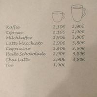 Heißgetränke  at Roots in Dresden