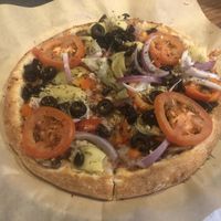 Veggie Pizza at Rustic Fire Pizza in Paso Robles