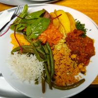 Tibits food selection at Tibits - Bahnhof in Bern