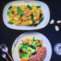 dishes 1 at Walee Vegetarian - Emporium Bldg in Bangkok