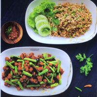 dishes 2 at Walee Vegetarian - Emporium Bldg in Bangkok