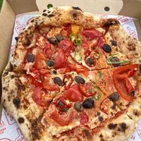 Vegan pizza   at Luigi's Pizzeria in Dundee