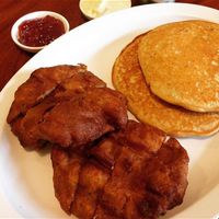 Chickun and Pancakes  at The Vegan Joint - DTLA in Los Angeles