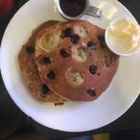 Tropical pancakes at The Vegan Joint - DTLA in Los Angeles