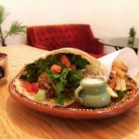 Amazing Falafel!!!!! at Kalpoli Margarita in Mexico City