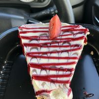 I live for sorrel but I was so full from lunch, I had to take this amazing chz cake to go!   So glad I did! at Kushite's Vegetable Cuisine in Kingston