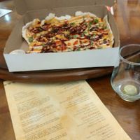 Jerk Pizza at Kushite's Vegetable Cuisine in Kingston