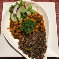 West African chick pea stew  at Kushite's Vegetable Cuisine in Kingston