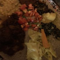 Veg sampler II at Ethiopic Restaurant in Washington