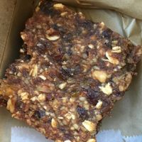 Vegan snack bar at Rise Bakery in Washington